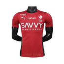 CAMISA VERSÃO PLAYER DO AL HILAL 25/26 VERMELHO