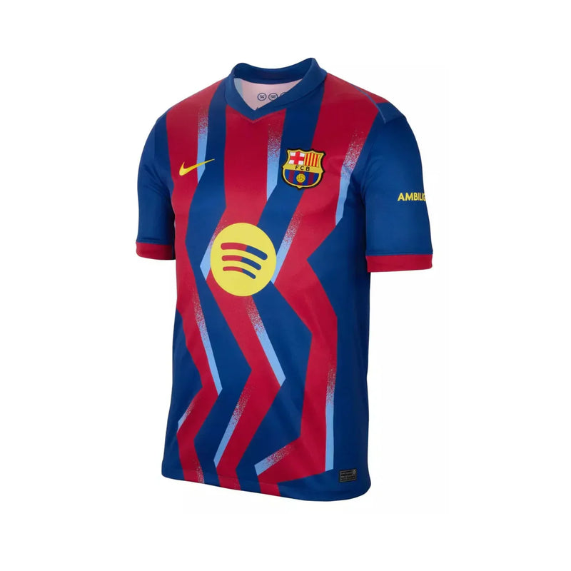CAMISA DO BARCELONA 25/26 VERMELHO E AZUL