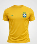 CAMISA DRYFIT BRASIL AMARELA - BÁSICA
