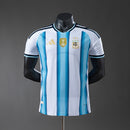 CAMISA VERSÃO JOGADOR SELEÇÃO DA ARGENTINA  26/27 AZUL E BRANCO