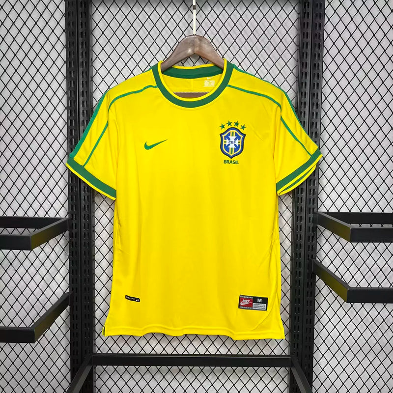 CAMISA DO BRASIL AMARELA 1998 - RETRÔ
