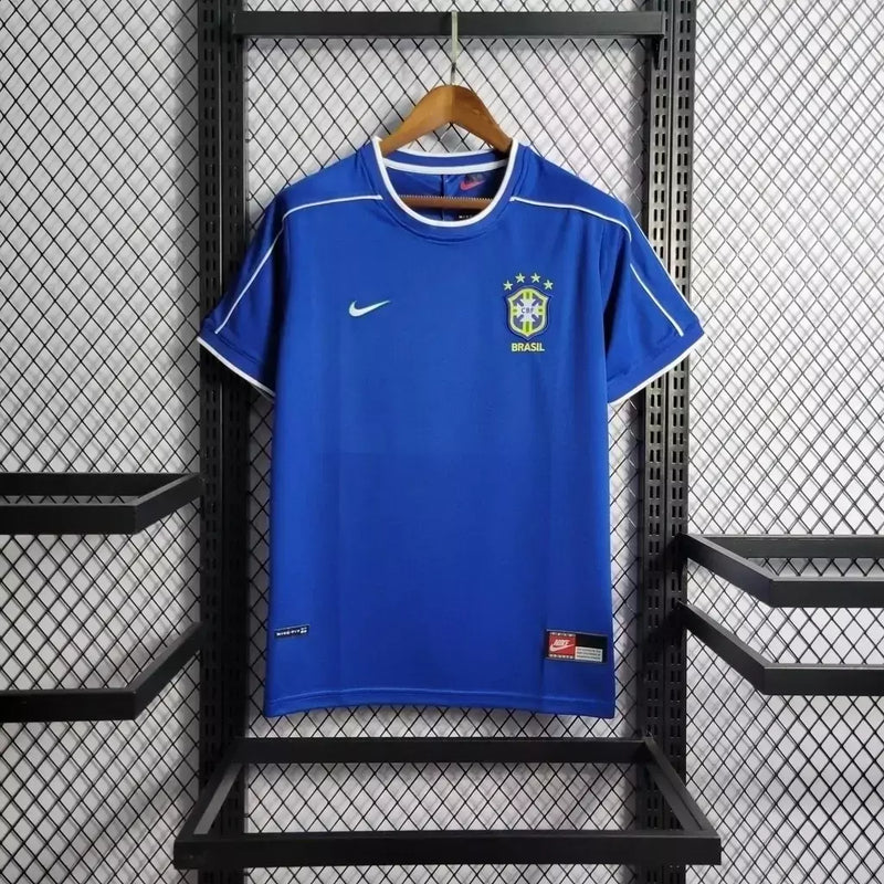 CAMISA DO BRASIL AZUL 1998 - RETRÔ
