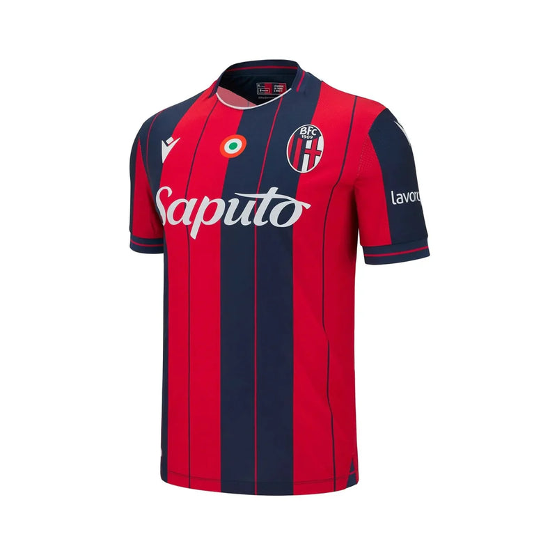 CAMISA DO BOLOGNA 25/26 VERMELHO E AZUL
