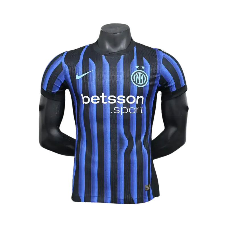 CAMISA VERSÃO PLAYER DO INTER DE MILAN 25/26 AZUL E PRETO