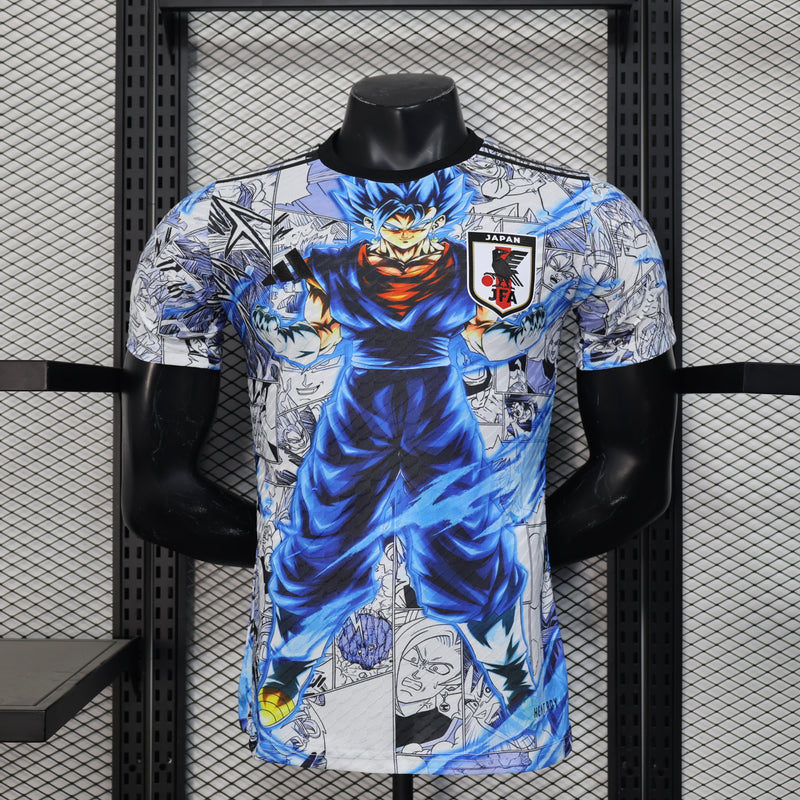 CAMISA VERSÃO JOGADOR SELEÇÃO  DO JAPÃO 25/25 EDIÇÃO ESPECIAL GOKU