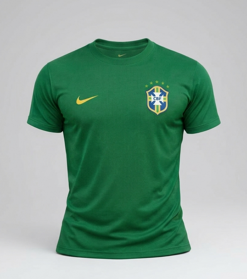 CAMISA DRYFIT BRASIL VERDE - BÁSICA