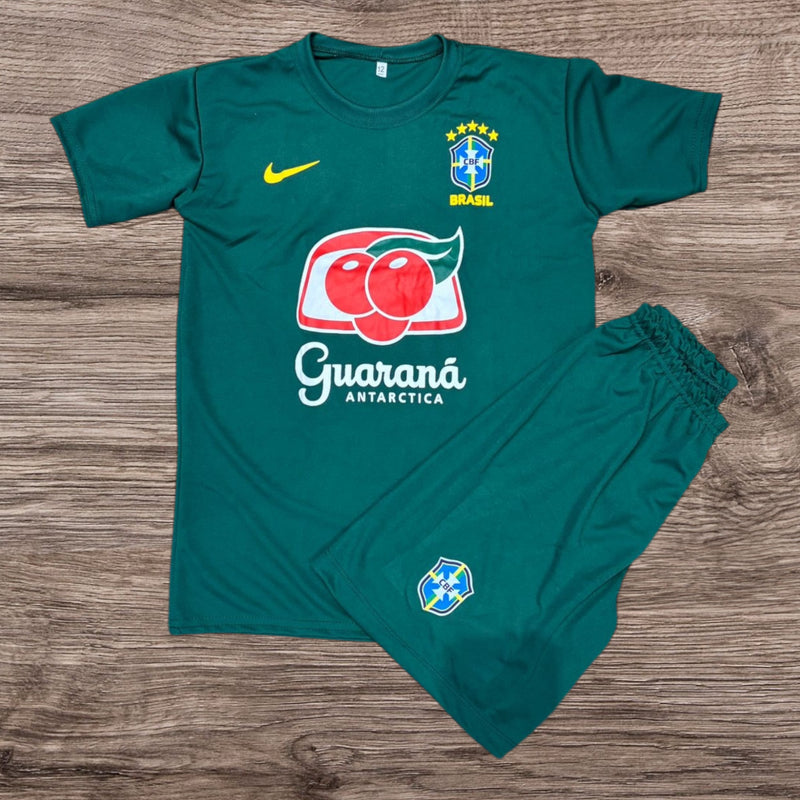 Conjunto Infantil Seleção Brasil 26/27 - Treino Verde