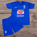 Conjunto Infantil Seleção Brasil 26/27 - Treino Azul
