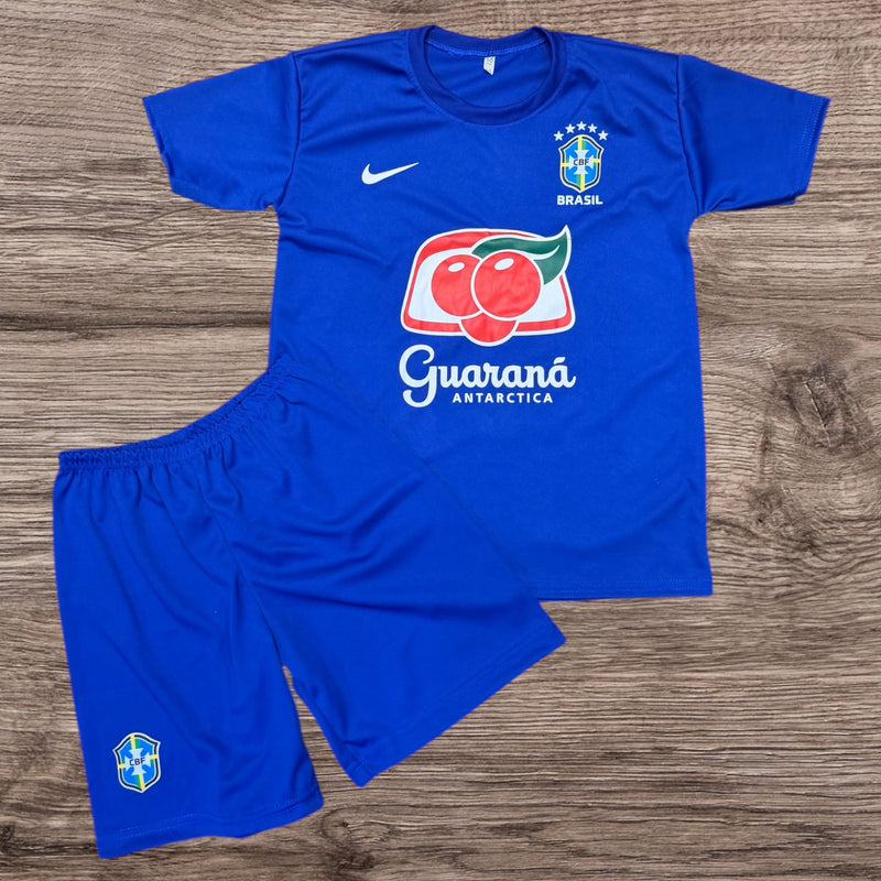 Conjunto Infantil Seleção Brasil 26/27 - Treino Azul