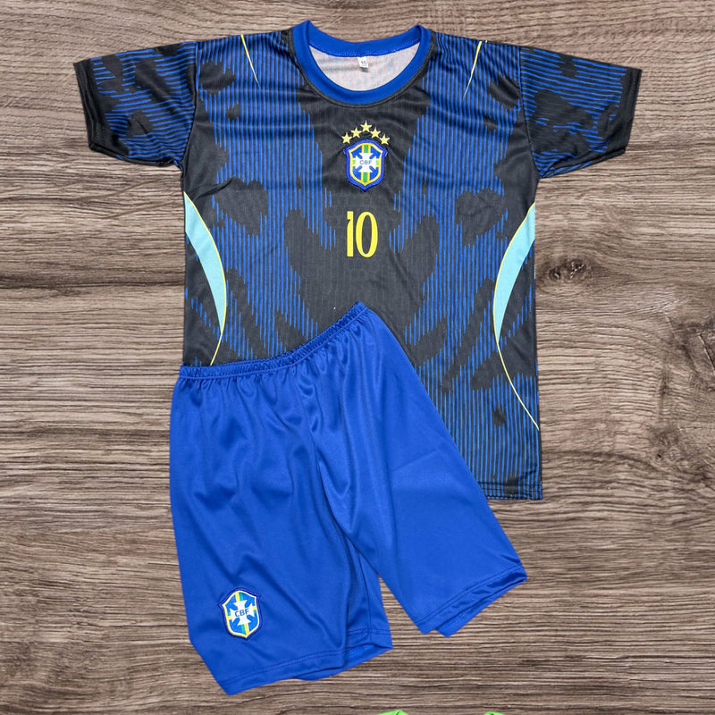Conjunto Infantil Seleção Brasil 26/27 - Azul