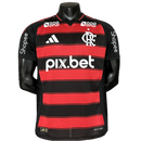 CAMISA VERSÃO PLAYER DO FLAMENGO 25/26 VERMELHO E PRETO