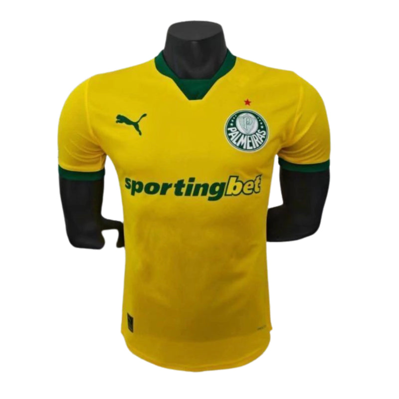 CAMISA VERSÃO PLAYER DO PALMEIRAS 25/26 AMARELO