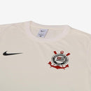 Camisa Corinthians Nike I 2026/27 Fã Masculina - Branco e Preto