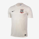 Camisa Corinthians Nike I 2026/27 Fã Masculina - Branco e Preto